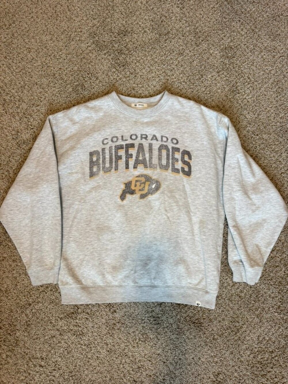 '47 Colorado Buffaloes Crewneck Sweatshirt — Heather Grey, Medium